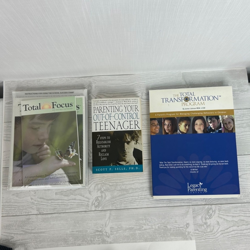 Parenting Self-Help Bundle: Total Focus Out-Of-Control Teen Total Transformation